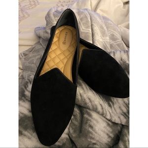 Birdies Heron flats Black Suede